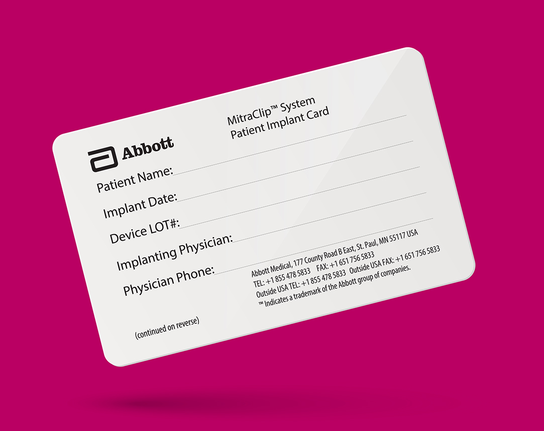 Your Abbott Implant Card